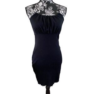 Wild Fable Black Ruffle Mini Dress Formal Party Cocktail